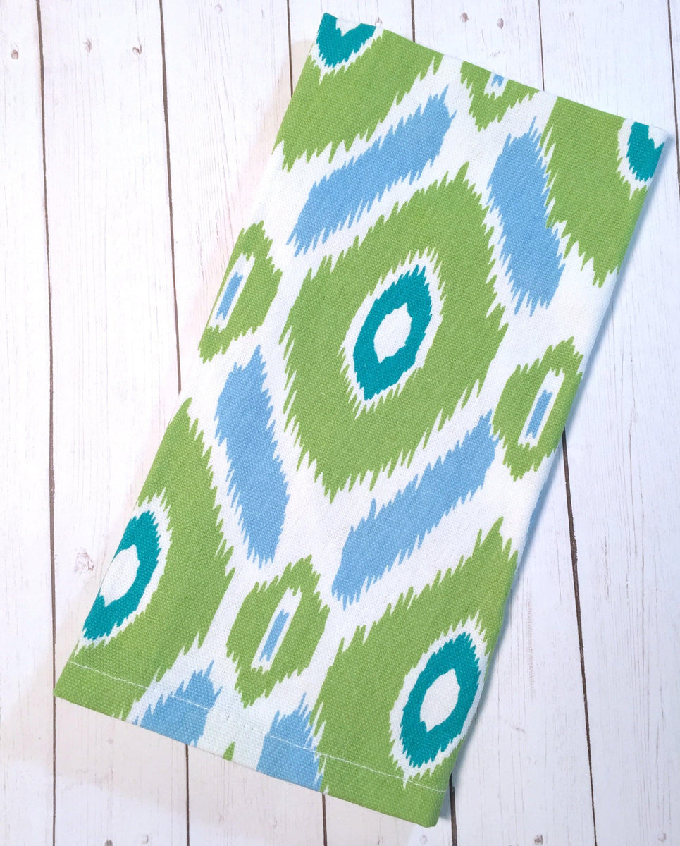 Buttonhole Napkins White Tulip Embroidery