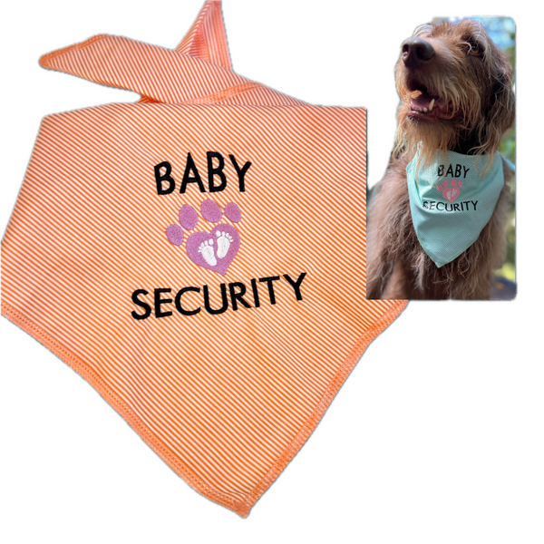 Security cheap dog bandana