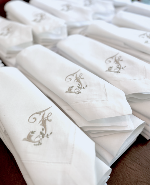 Bulk Cotton Napkins, White