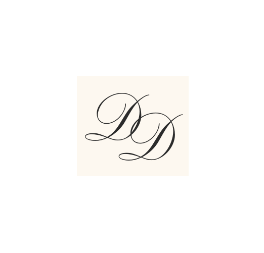 Set of 150 DD Bulk Monogrammed Cloth Napkins, Off-White Thread - White Tulip Embroidery