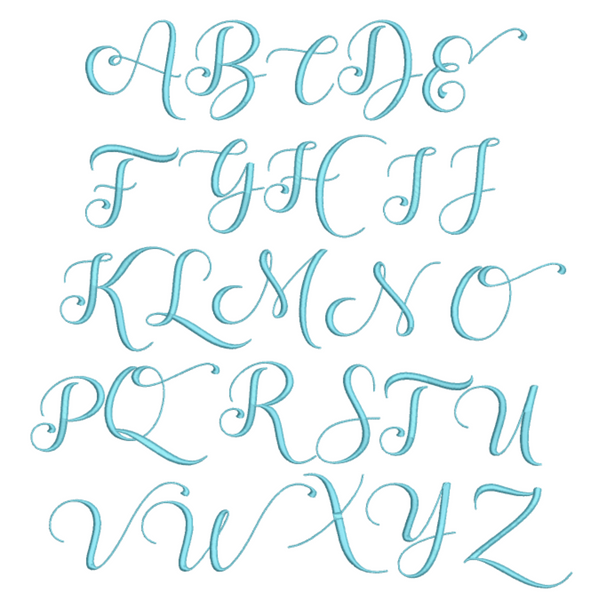 Alessia Monogrammed Cloth Dinner Napkins - Set of 4 napkins - White Tulip Embroidery