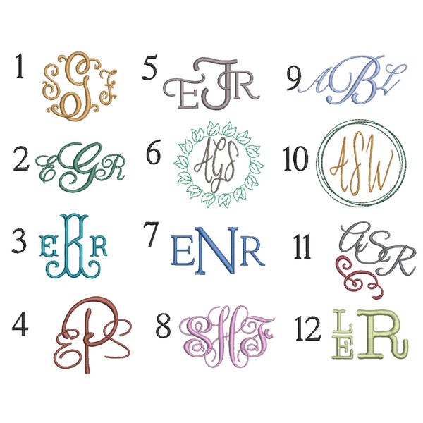 3 Letter Bulk Monogrammed Wedding Napkins, Set of 50, Embroidered Cloth Dinner Napkins - White Tulip Embroidery