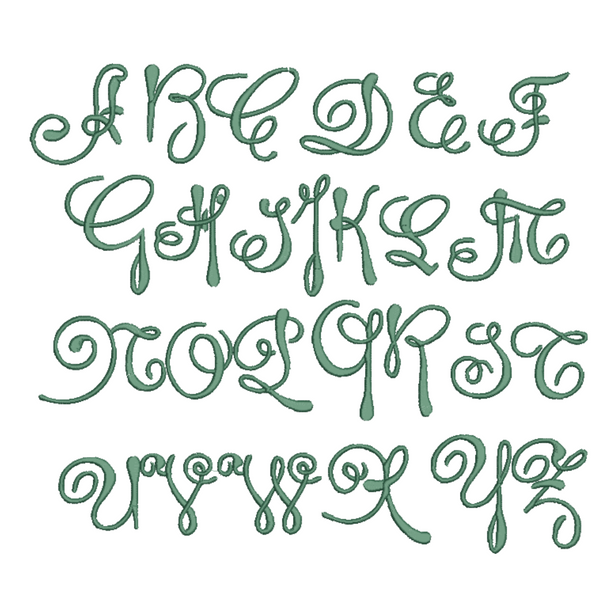 Ink Border Monogrammed Cloth Dinner Napkins - Set of 4 napkins - White Tulip Embroidery