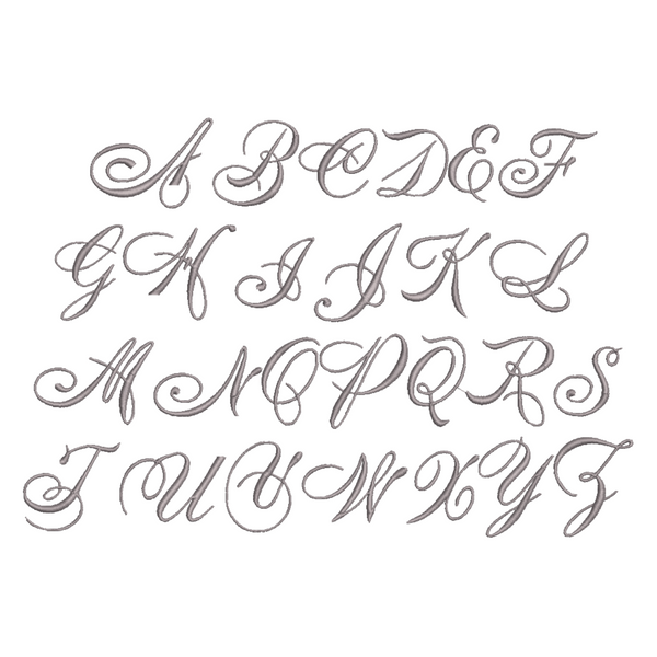 Joy Monogrammed Cloth Dinner Napkins - Set of 4 napkins - White Tulip Embroidery