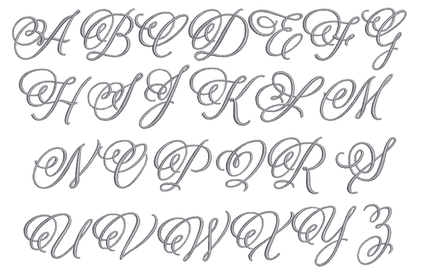 Margie Monogrammed Cloth Dinner Napkins - Set of 4 napkins - White Tulip Embroidery