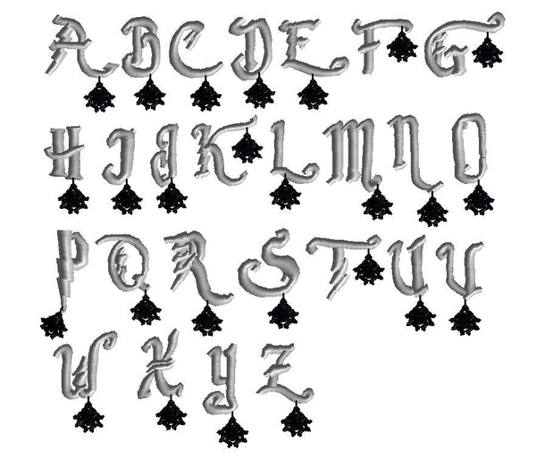 Monogrammed Spider Embroidered Cloth Napkins-Set of 4 Halloween napkins - White Tulip Embroidery