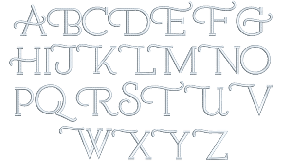 Sienna Monogrammed Cloth Dinner Napkins - Set of 4 napkins - White Tulip Embroidery