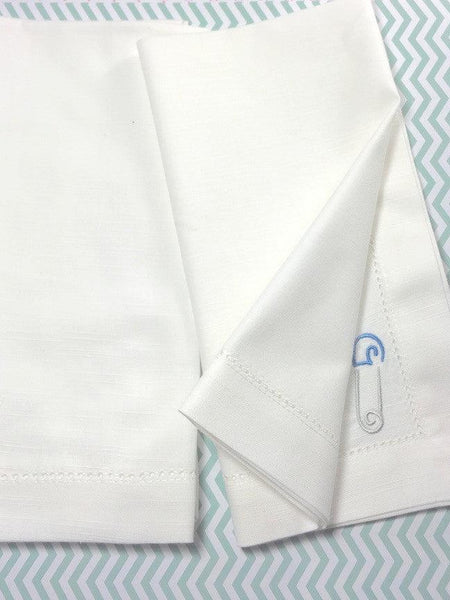 Poplin Modern White Cloth Dinner Napkins Set of 8 + Reviews