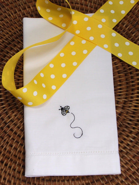 Honey Bee Cloth Napkins - Handmade in the USA - Eco Girl Shop