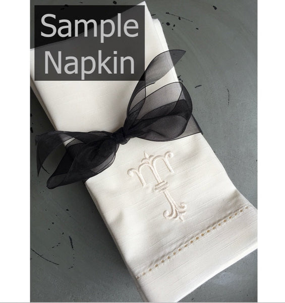 White Poly Cotton Napkins