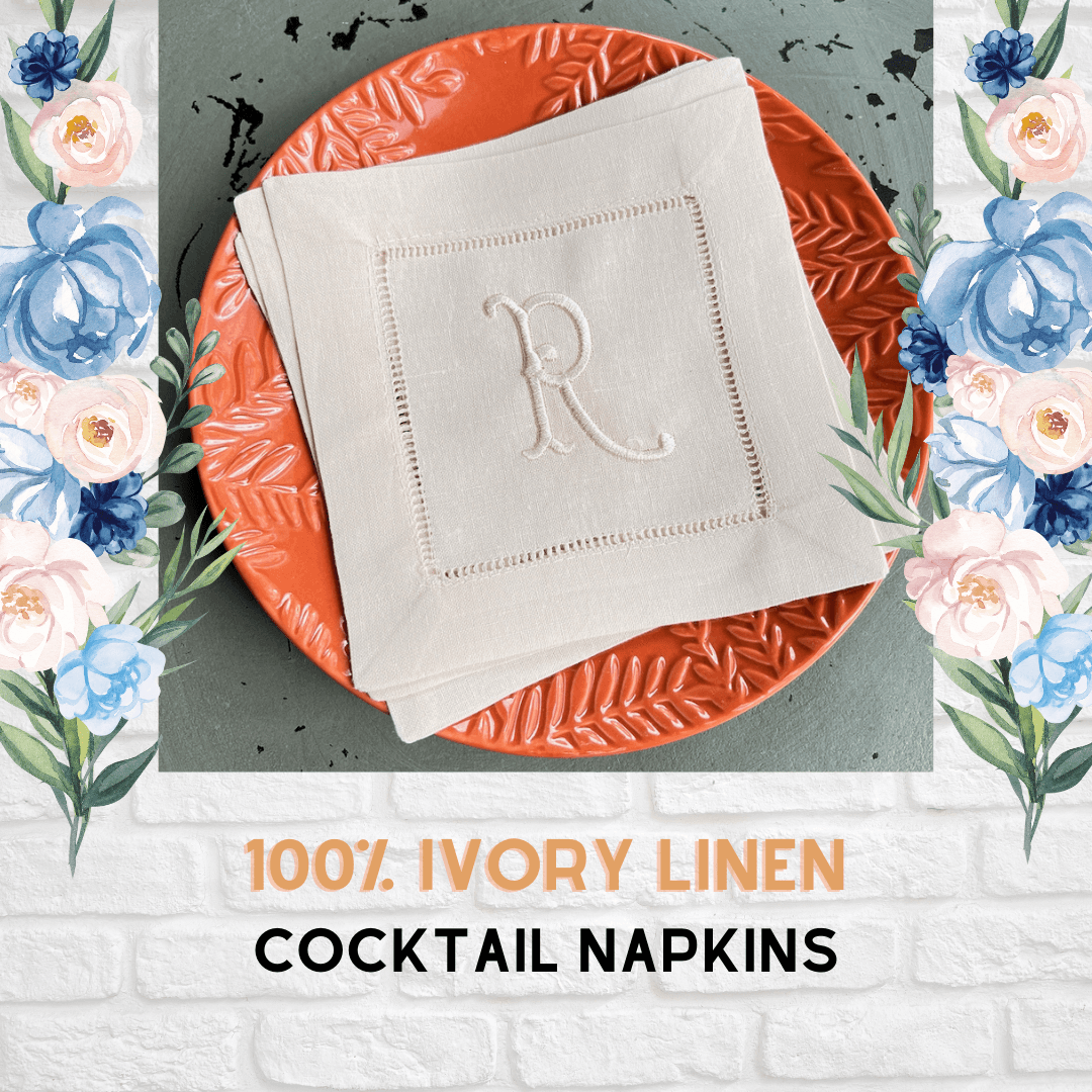 OFF WHITE Linen Napkin Set: 2, 4, 6, 8, 10, 12 Napkins. Ivory White Linen  Napkin Set. Natural Linen Napkins. Table Decor, Table Linens 